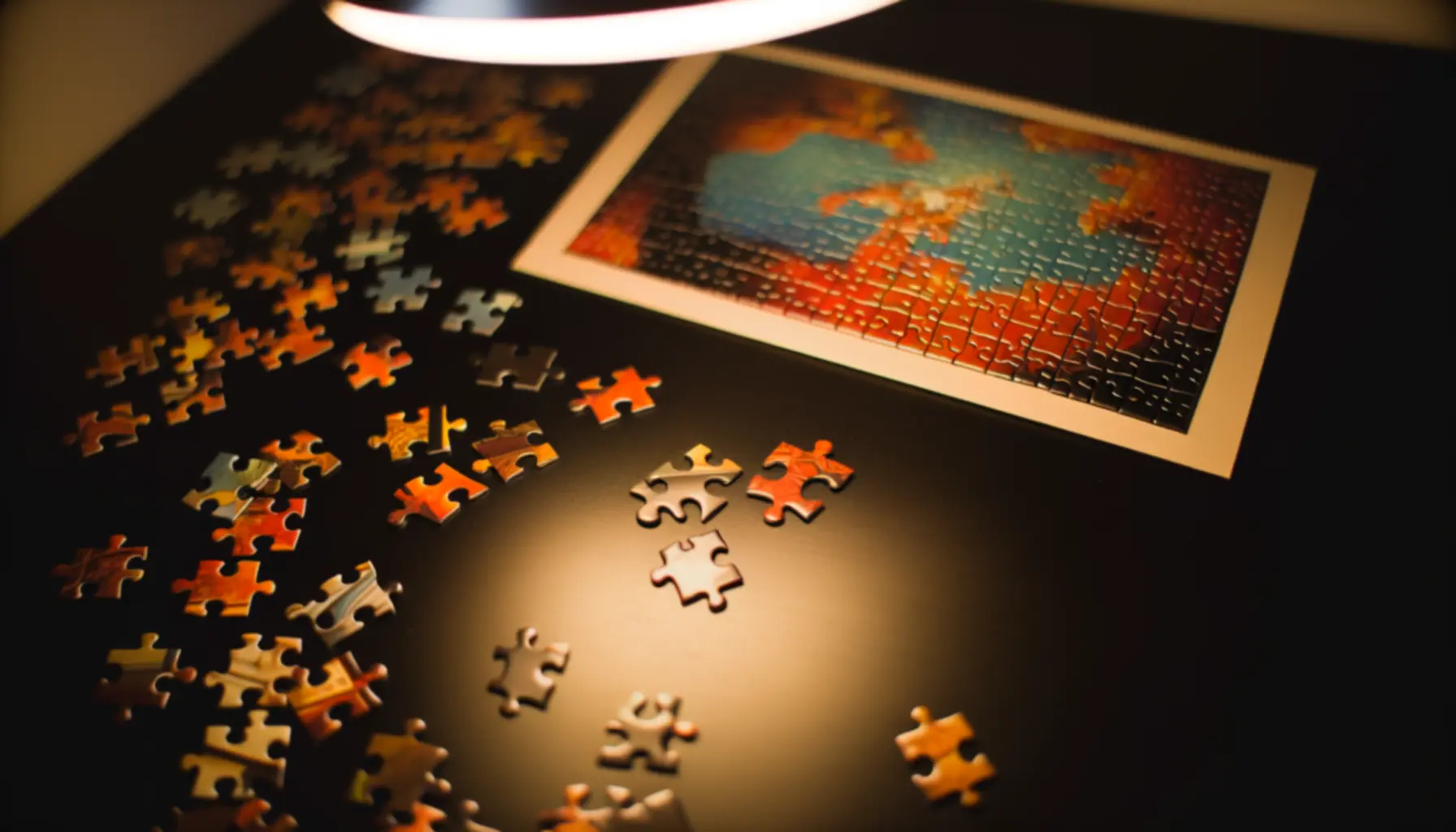 Kolorowa siatka puzzli PlayGridyGame